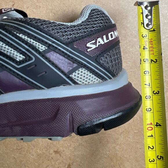 Salomon womens Outdoor Active running/hiking shoes In Gray And Purple Size 9 - Picture 8 of 8